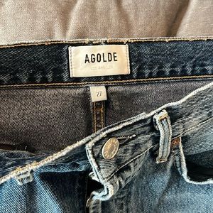 Agolde WORN 2 TIMES! Size 27 straight leg jeans high rise